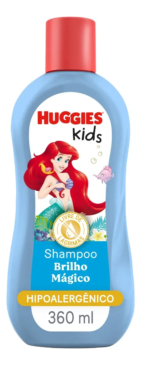 Shampoo Huggies Kids Ariel Brilho Mágico 360ml