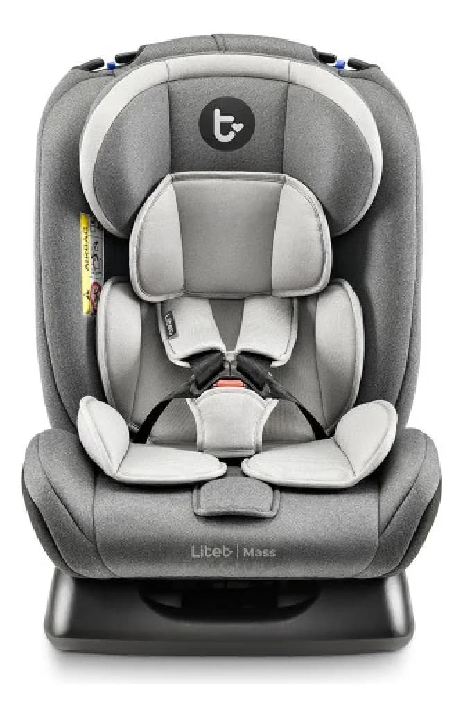 Cadeirinha infantil para carro 0 a 36kgs Litet Mass Cinza BB457