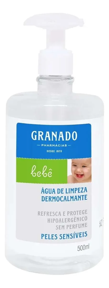 Água Limpeza Granado Bebe Pele Sensível 500ml Envio Imediato